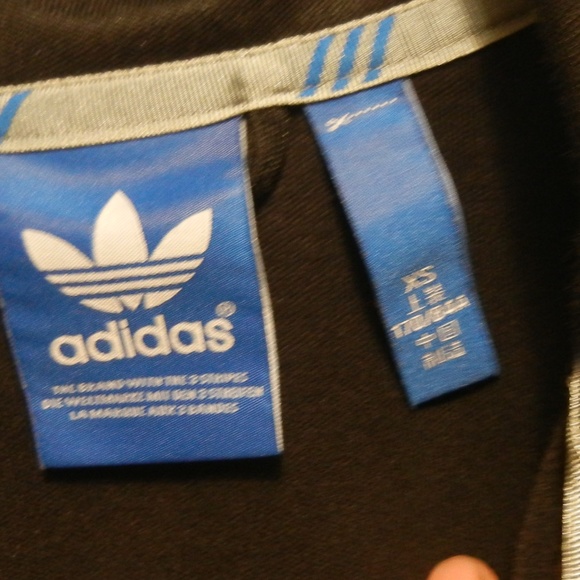 Adidas Men's Zip Up Sweatshirt Amazing Details, One of a Kind - Picture 6 of 6